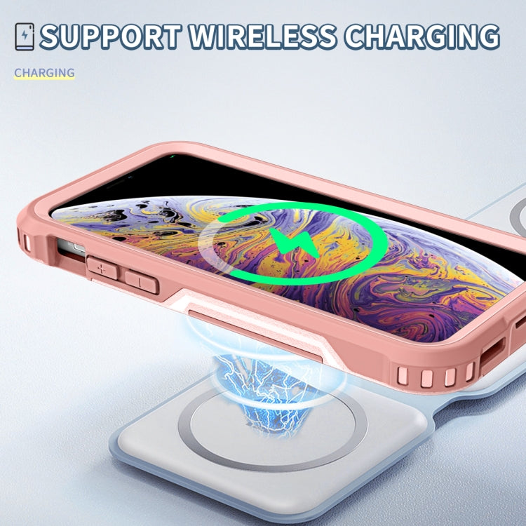 For iPhone XS Max 3 in 1 PC + TPU Shockproof Phone Case