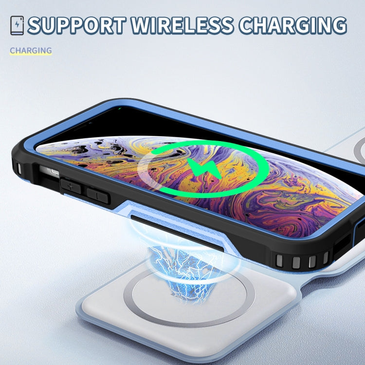 For iPhone XS Max 3 in 1 PC + TPU Shockproof Phone Case