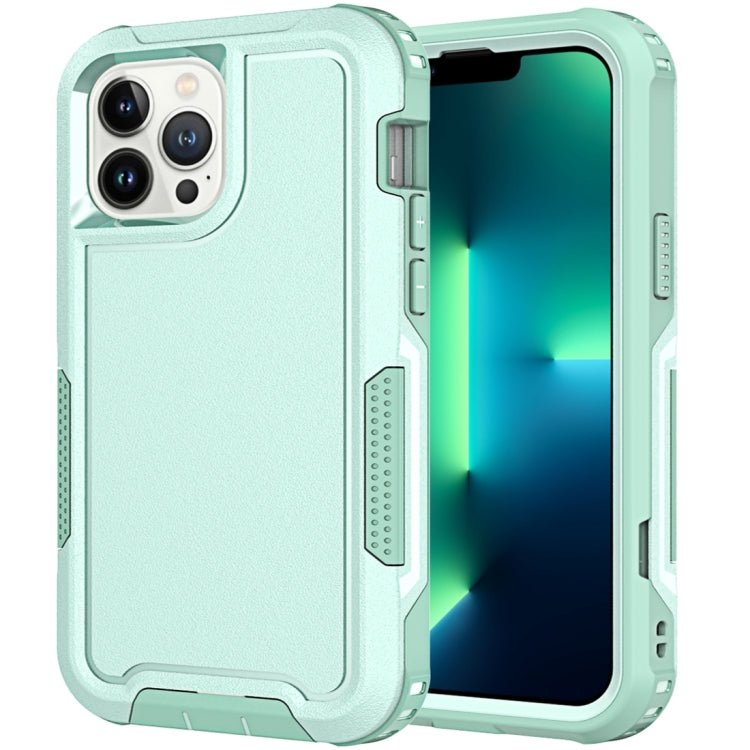 For iPhone 12 Pro Max 3 in 1 PC + TPU Shockproof Phone Case