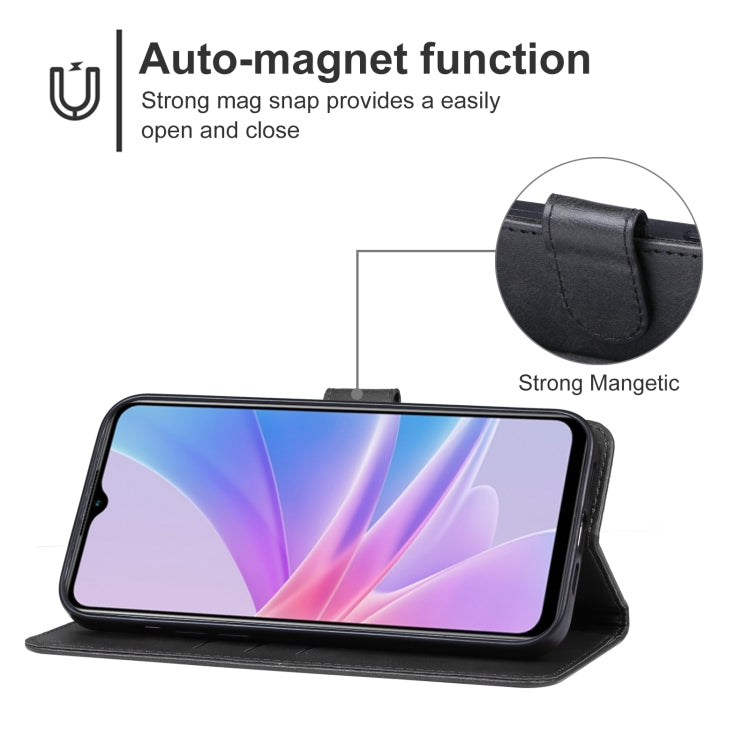 For OPPO A58 Leather Phone Case