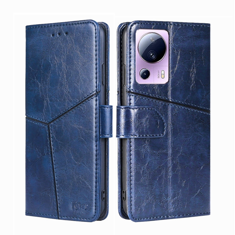 For Xiaomi Civi 2 5G Geometric Stitching Horizontal Flip Leather Phone Case