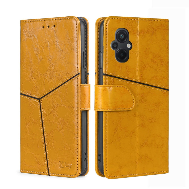 For Xiaomi Poco M5 4G Geometric Stitching Horizontal Flip Leather Phone Case