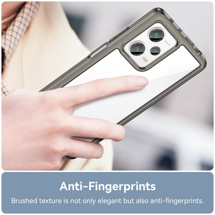 For Xiaomi Redmi Note 12 Pro+ China / Global Colorful Series Acrylic + TPU Phone Case