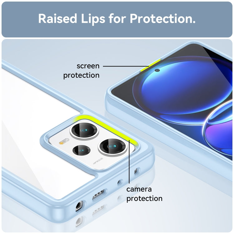 For Xiaomi Redmi Note 12 Pro+ China / Global Colorful Series Acrylic + TPU Phone Case