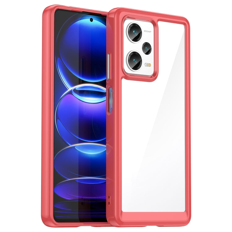 For Xiaomi Redmi Note 12 Pro+ China / Global Colorful Series Acrylic + TPU Phone Case