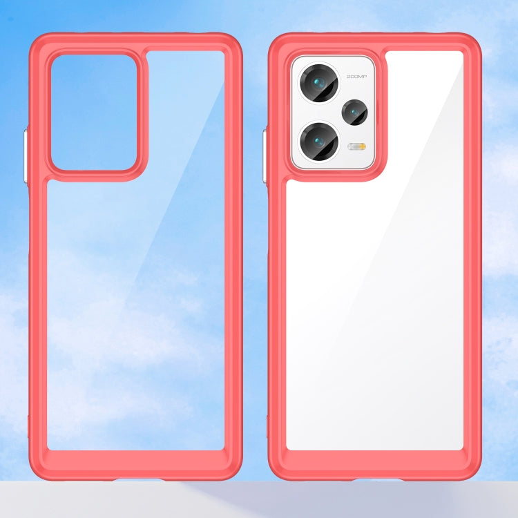 For Xiaomi Redmi Note 12 Pro+ China / Global Colorful Series Acrylic + TPU Phone Case