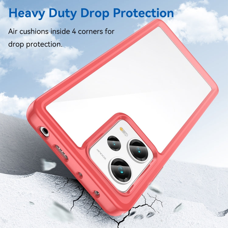 For Xiaomi Redmi Note 12 Pro+ China / Global Colorful Series Acrylic + TPU Phone Case