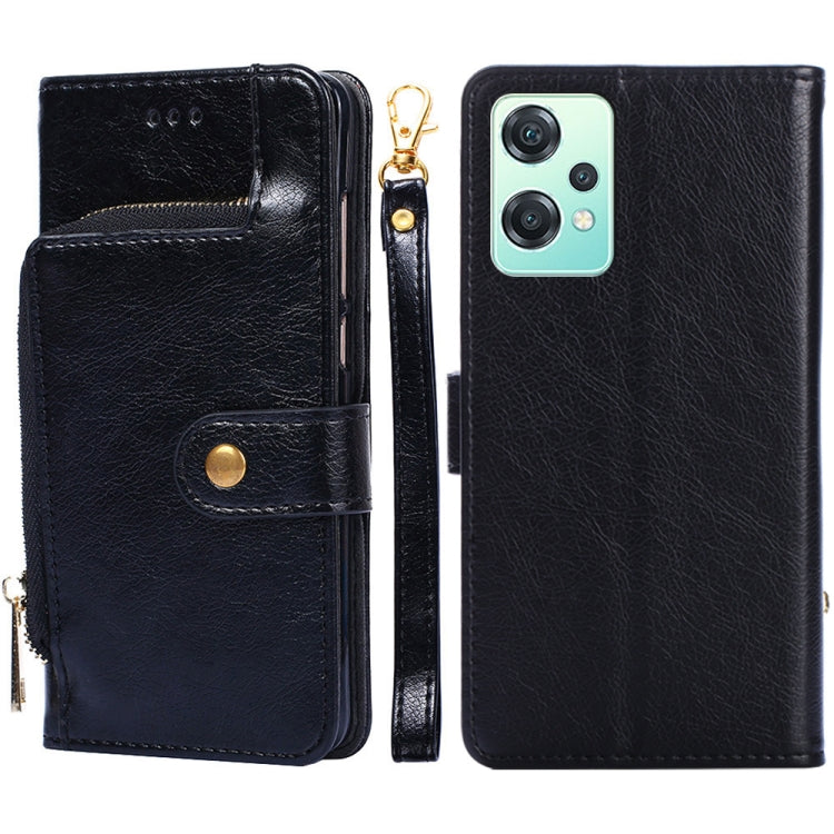 For OPPO K10x 5G Zipper Bag Leather Phone Case
