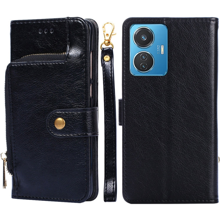 For vivo Y55 4G Zipper Bag Leather Phone Case