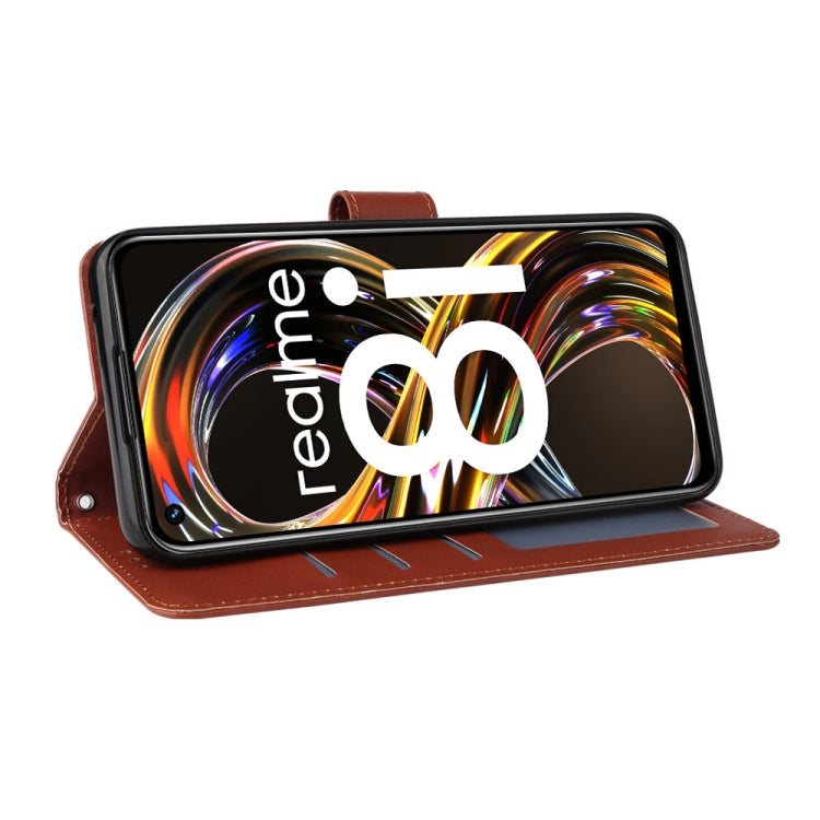 For Realme 8i Multifunctional Horizontal Flip Leather Case with Three Card Slot