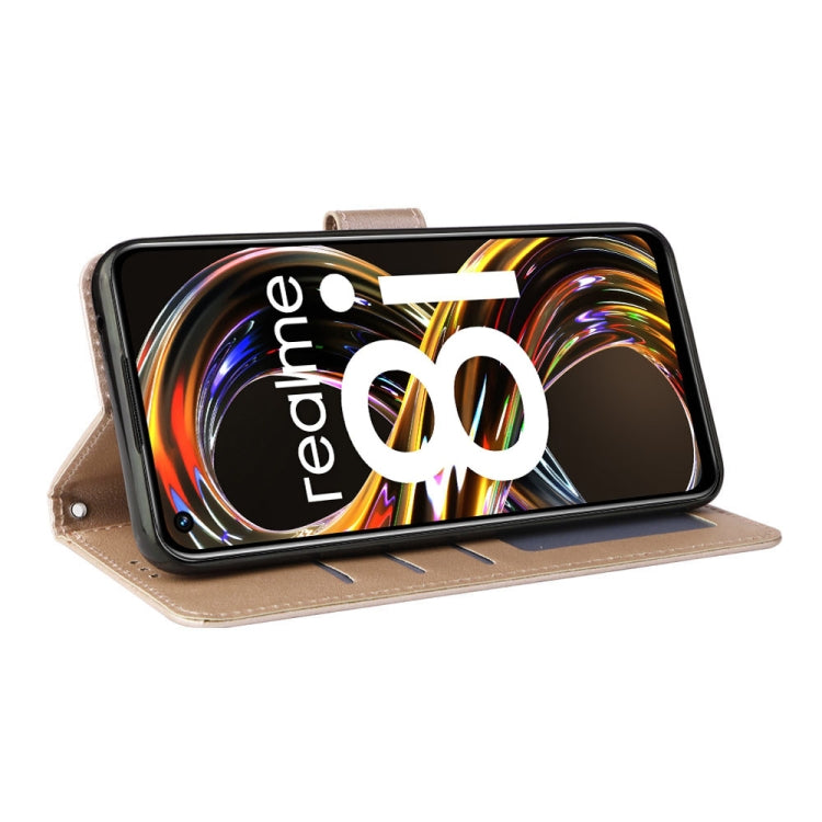 For Realme 8i Multifunctional Horizontal Flip Leather Case with Three Card Slot