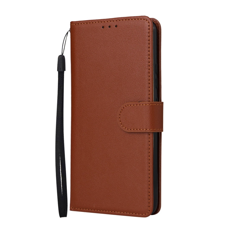 For Realme C21Y / C25Y Multifunctional Horizontal Flip Leather Case with Three Card Slot