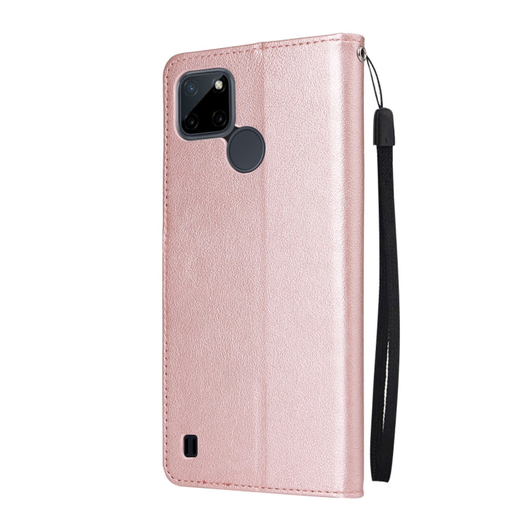 For Realme C21Y / C25Y Multifunctional Horizontal Flip Leather Case with Three Card Slot