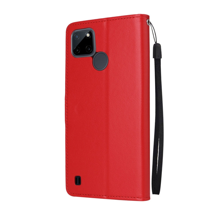 For Realme C21Y / C25Y Multifunctional Horizontal Flip Leather Case with Three Card Slot