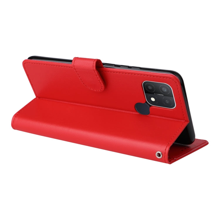 For OPPO A15 / A15s / A35 Multifunctional Horizontal Flip Leather Case with Three Card Slot