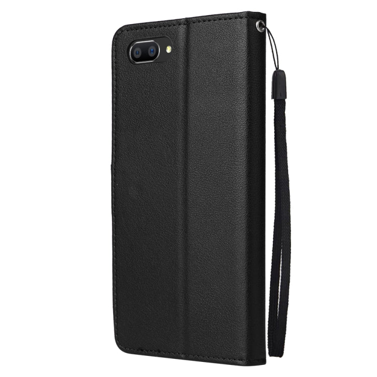 For OPPO A5 / A3s / A12e / C1 Multifunctional Horizontal Flip Leather Case with Three Card Slot