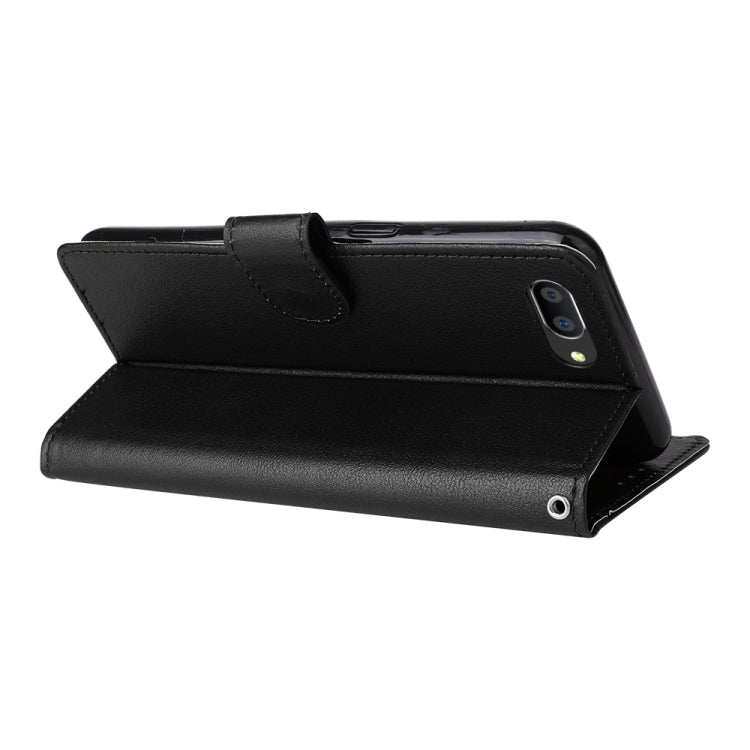 For OPPO A5 / A3s / A12e / C1 Multifunctional Horizontal Flip Leather Case with Three Card Slot