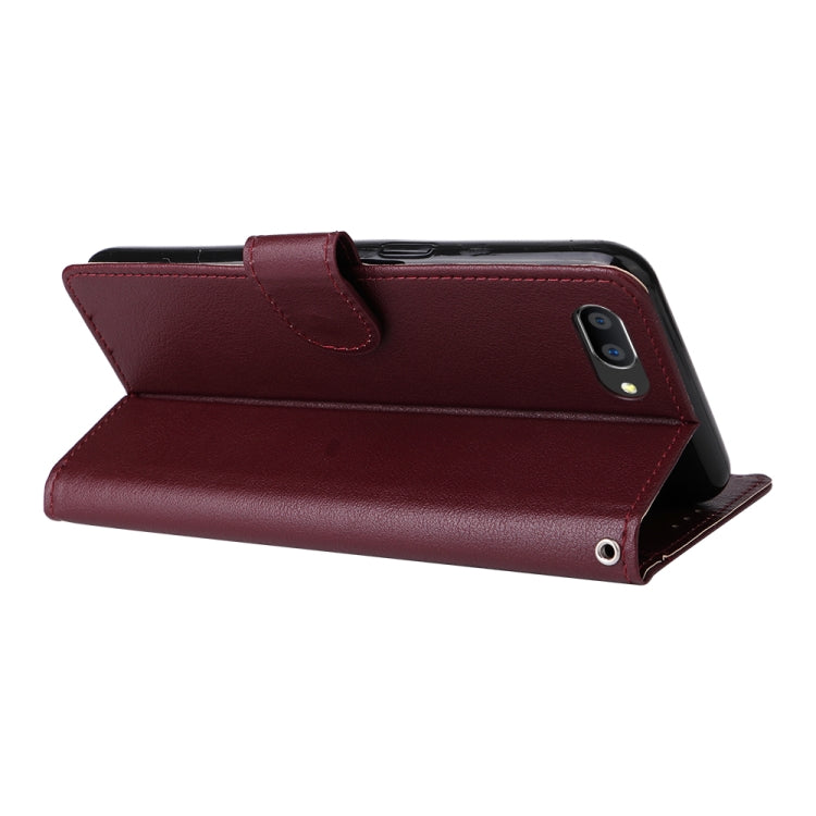 For OPPO A5 / A3s / A12e / C1 Multifunctional Horizontal Flip Leather Case with Three Card Slot