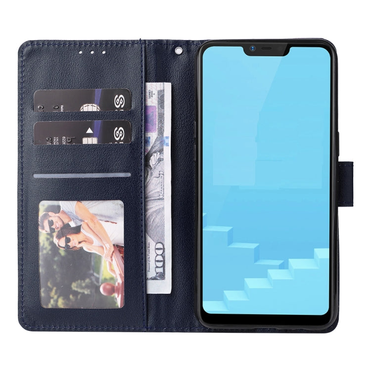 For OPPO A5 / A3s / A12e / C1 Multifunctional Horizontal Flip Leather Case with Three Card Slot