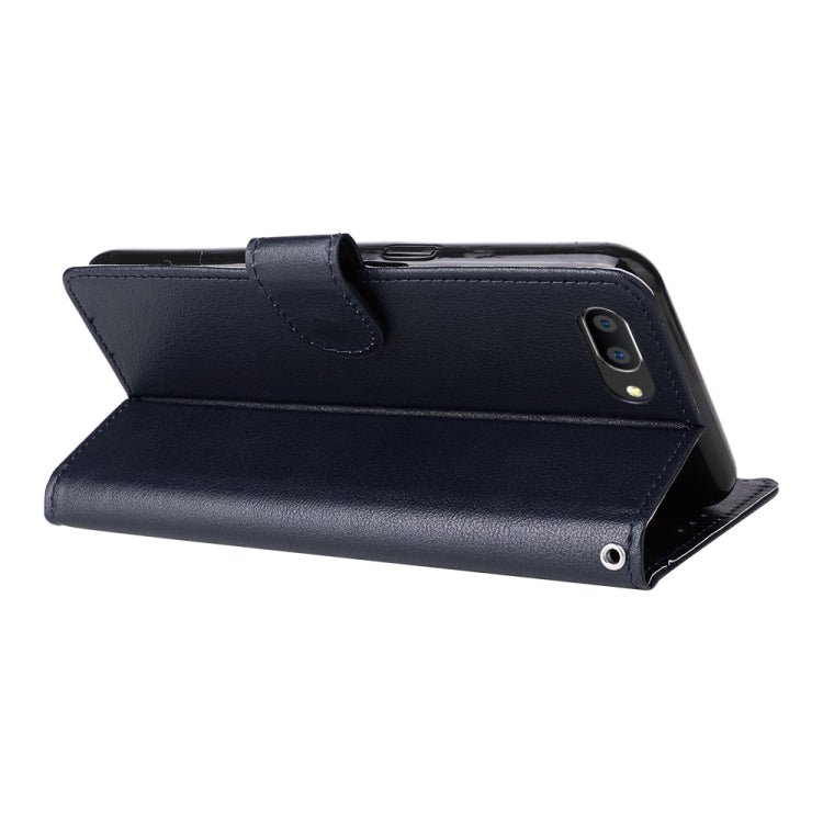 For OPPO A5 / A3s / A12e / C1 Multifunctional Horizontal Flip Leather Case with Three Card Slot