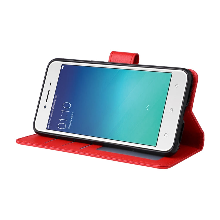 For OPPO A37 Multifunctional Horizontal Flip Leather Case with Three Card Slot