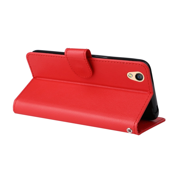 For OPPO A37 Multifunctional Horizontal Flip Leather Case with Three Card Slot