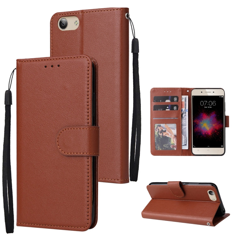 For vivo Y53 Multifunctional Horizontal Flip Leather Case with Three Card Slot