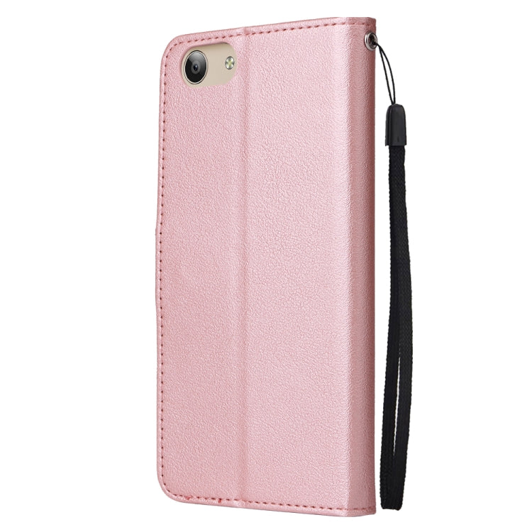 For vivo Y53 Multifunctional Horizontal Flip Leather Case with Three Card Slot