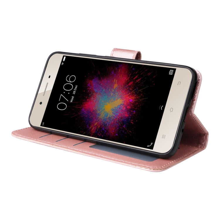 For vivo Y53 Multifunctional Horizontal Flip Leather Case with Three Card Slot