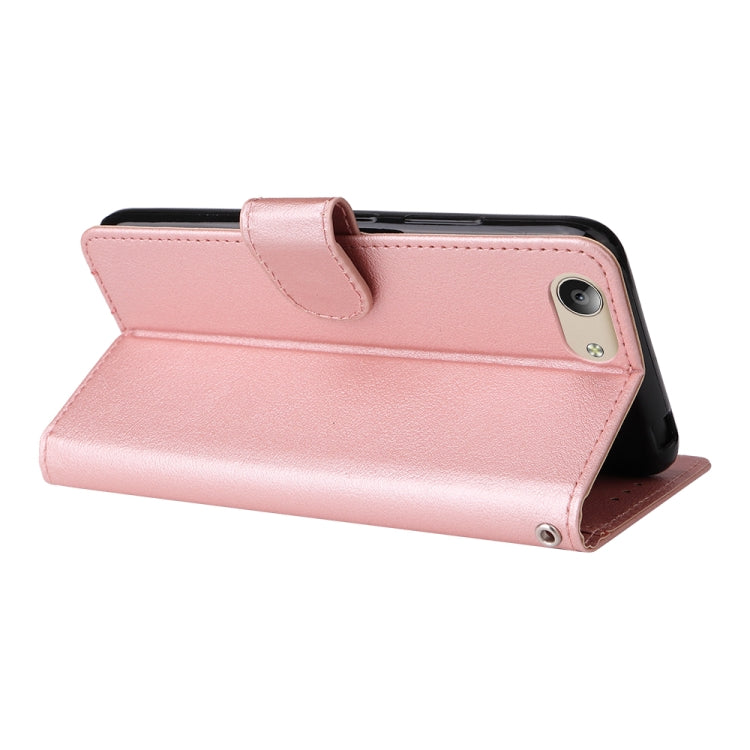 For vivo Y53 Multifunctional Horizontal Flip Leather Case with Three Card Slot