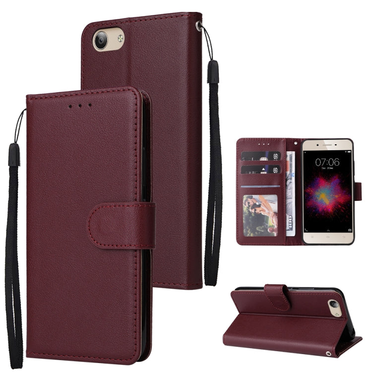 For vivo Y53 Multifunctional Horizontal Flip Leather Case with Three Card Slot