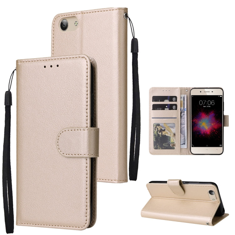For vivo Y53 Multifunctional Horizontal Flip Leather Case with Three Card Slot