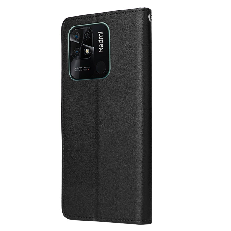 For Xiaomi Redmi 10C Multifunctional Horizontal Flip Leather Case with Three Card Slot
