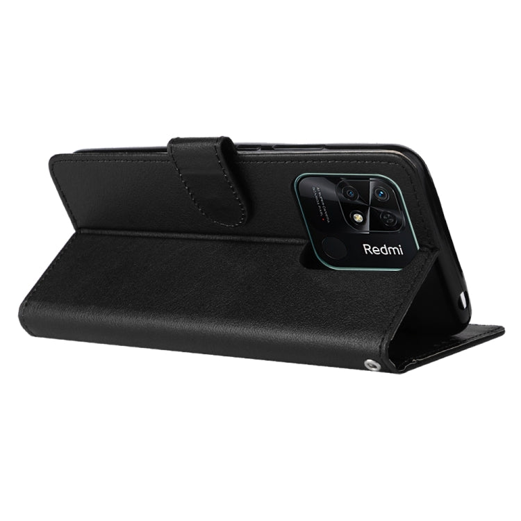 For Xiaomi Redmi 10C Multifunctional Horizontal Flip Leather Case with Three Card Slot