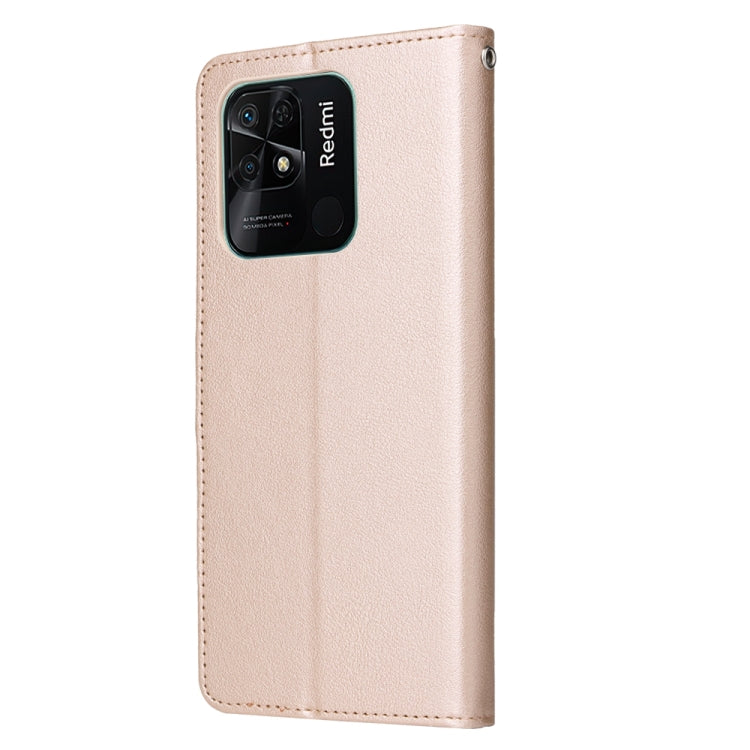 For Xiaomi Redmi 10C Multifunctional Horizontal Flip Leather Case with Three Card Slot
