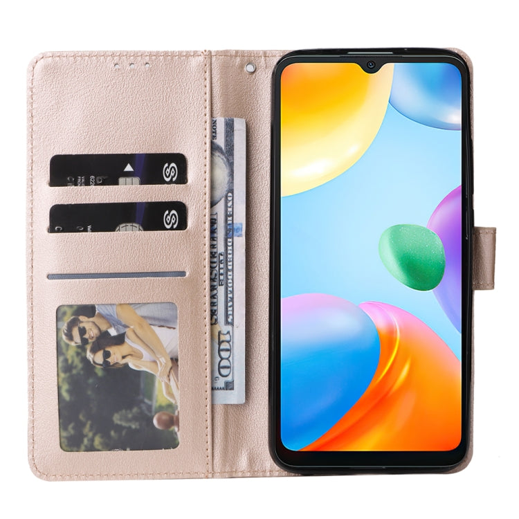 For Xiaomi Redmi 10C Multifunctional Horizontal Flip Leather Case with Three Card Slot