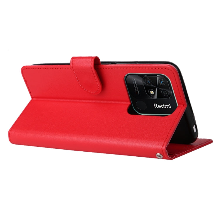 For Xiaomi Redmi 10C Multifunctional Horizontal Flip Leather Case with Three Card Slot