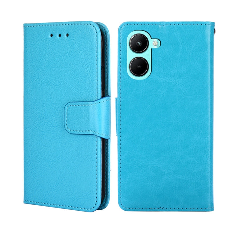 For Realme C33 4G Crystal Texture Leather Phone Case