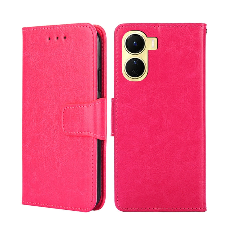For vivo Y16 4G/Y02s 4G Crystal Texture Leather Phone Case