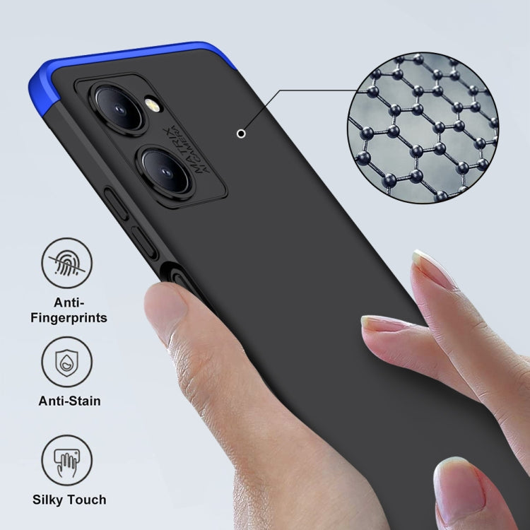 For Realme C33 GKK Three Stage Splicing Full Coverage PC Phone Case