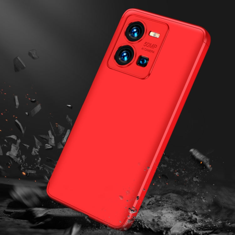 For vivo Y35 2022 GKK Three Stage Splicing Full Coverage PC Phone Case