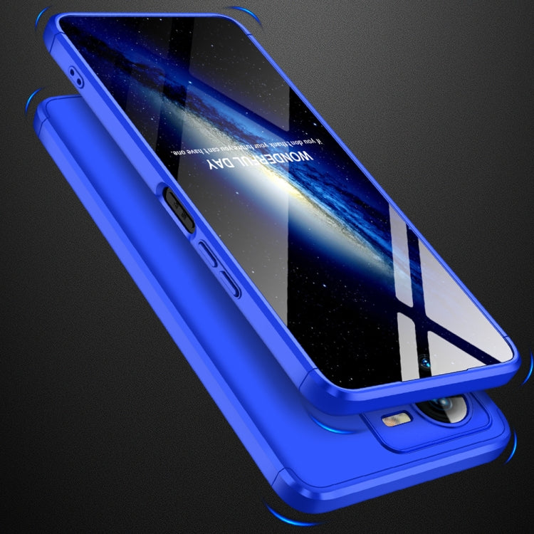 For vivo Y35 2022 GKK Three Stage Splicing Full Coverage PC Phone Case