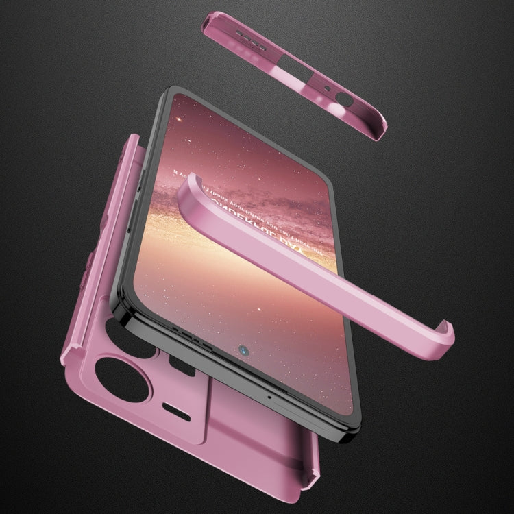 For vivo Y35 2022 GKK Three Stage Splicing Full Coverage PC Phone Case