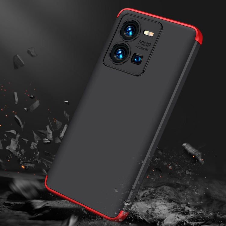 For vivo Y35 2022 GKK Three Stage Splicing Full Coverage PC Phone Case