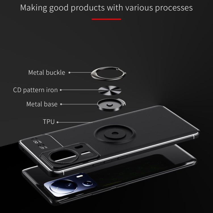 For Xiaomi Civi 2 Metal Ring Holder TPU Phone Case