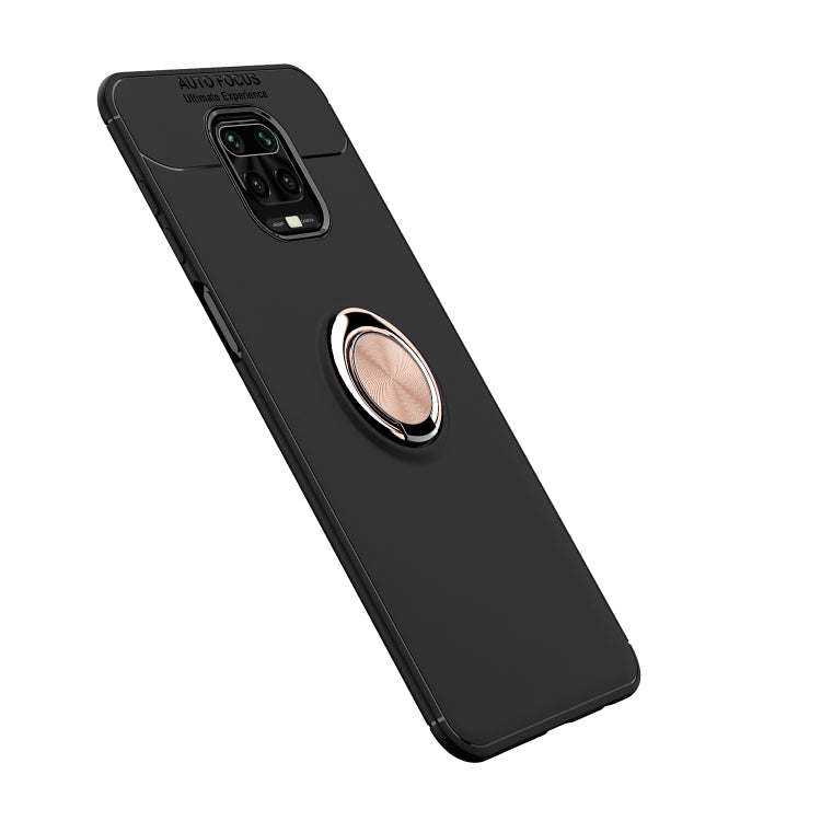 For Xiaomi Redmi Note 9 Pro Lenuo Shockproof TPU Protective Case with Invisible Holder