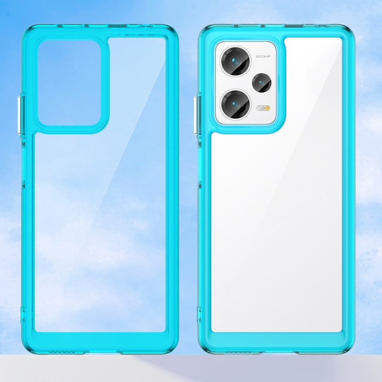 For Xiaomi Redmi Note 12 Explorer Colorful Series Acrylic + TPU Phone Case