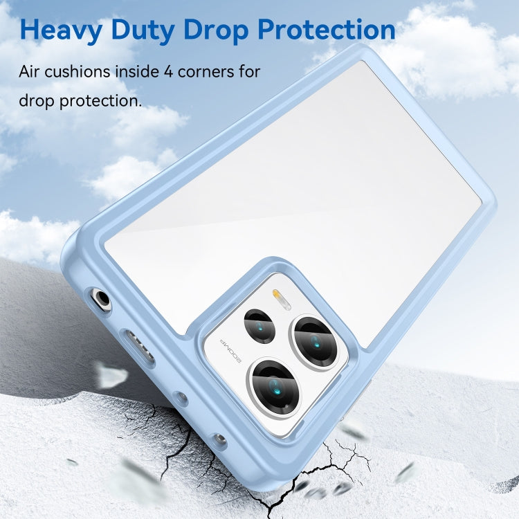 For Xiaomi Redmi Note 12 Explorer Colorful Series Acrylic + TPU Phone Case