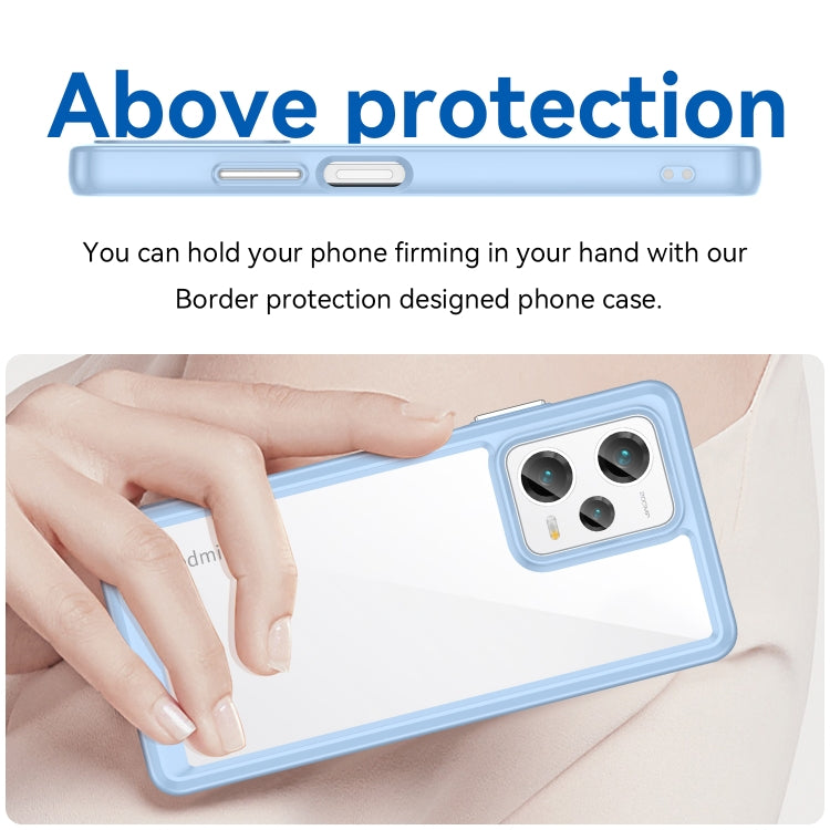 For Xiaomi Redmi Note 12 Explorer Colorful Series Acrylic + TPU Phone Case