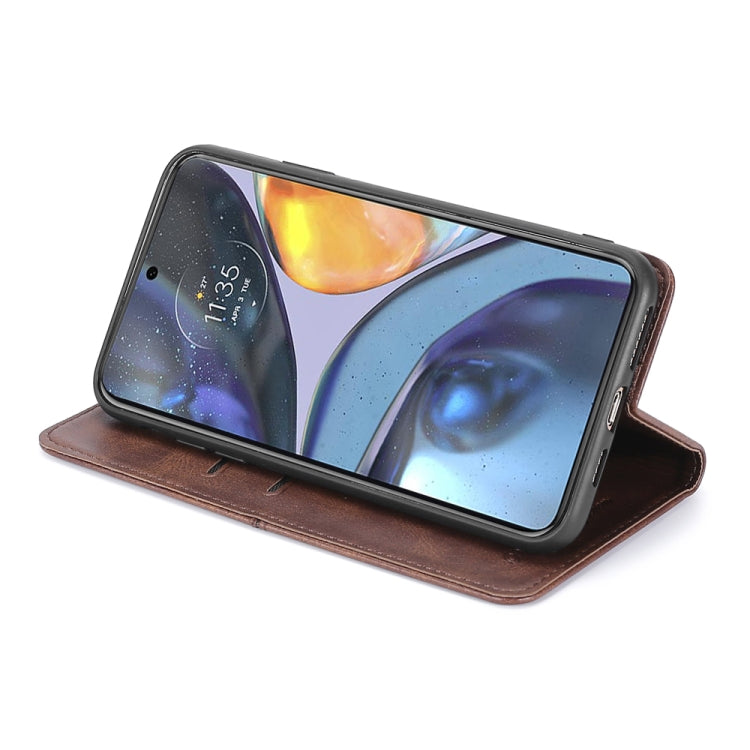 For Realme C33 4G Cow Texture Magnetic Leather Phone Case